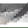 Mexen Velar 2-wing bathtub screen Sliding 150 x 160 cm, transparent, brushed gun gray - 896-160-000-01-66