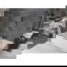 Mexen Velar 2-wing bathtub screen Sliding 170 x 160 cm, transparent, brushed gun gray - 896-170-000-01-66
