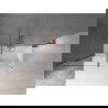 Mexen Velar 2-wing bathtub screen Sliding 150 x 150 cm, transparent, brushed copper - 896-150-000-01-65