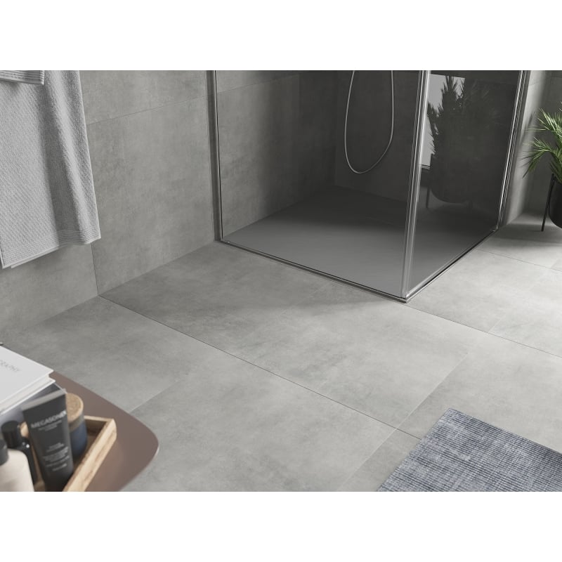 Mexen Hugo square shower tray SMC 70 x 70 cm, gray - 42617070