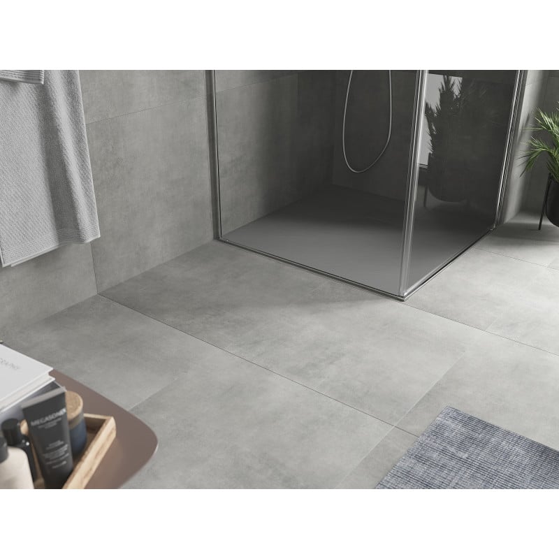 Mexen Hugo square shower tray SMC 70 x 70 cm, grey - 42617070