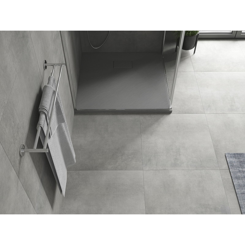 Mexen Hugo square shower tray SMC 70 x 70 cm, gray - 42617070