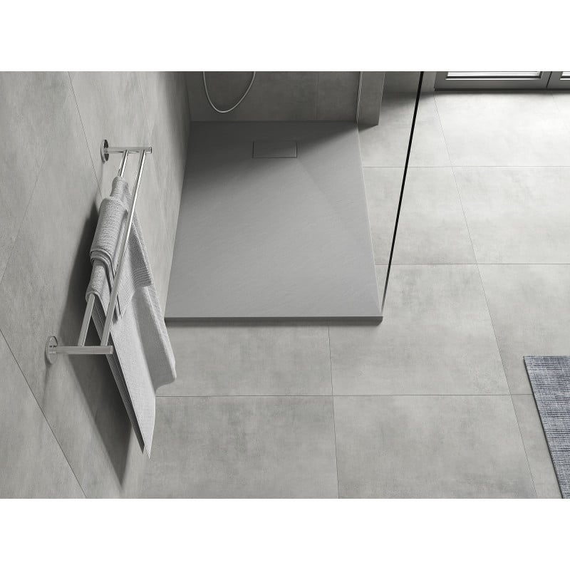 Mexen Hugo rectangular shower tray SMC 110 x 70 cm, grey - 42617011