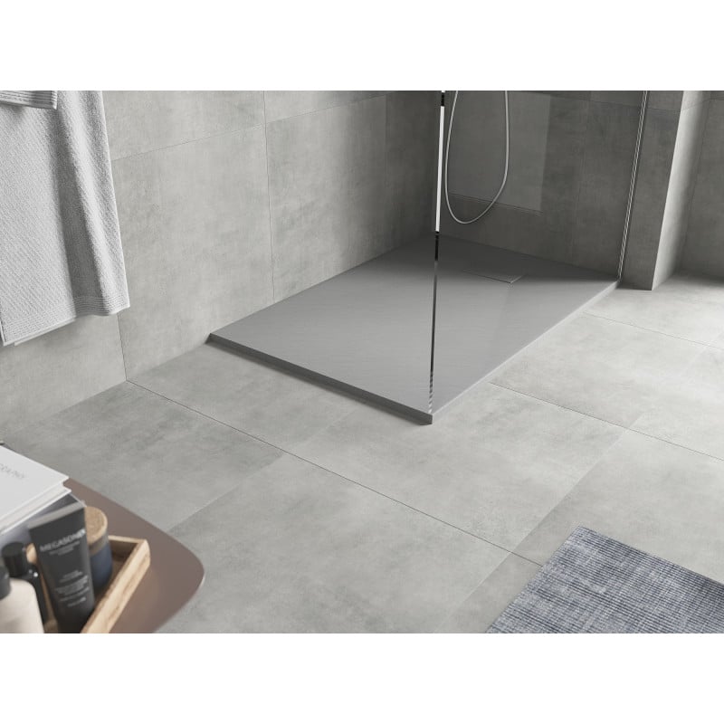 Mexen Hugo rectangular shower tray SMC 110 x 70 cm, grey - 42617011