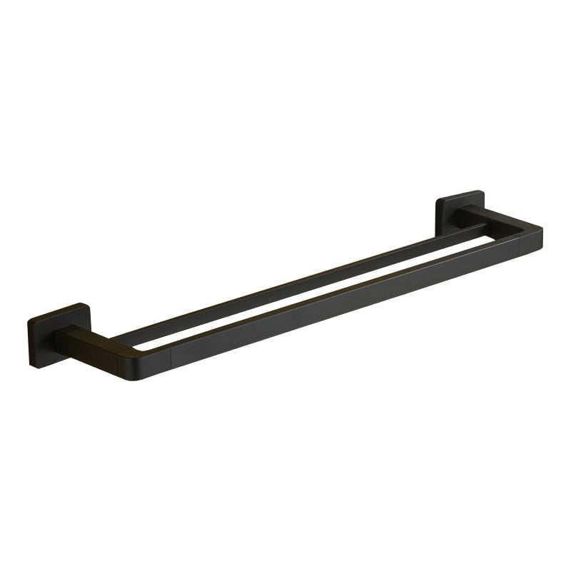 Mexen Asis double towel rail, black - 7017625-70