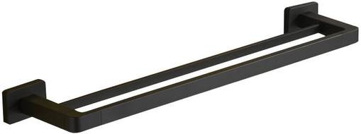 Mexen Asis double towel rail, black - 7017625-70