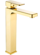 Mexen Cetus high washbasin mixer tap, Gold - 744310-50