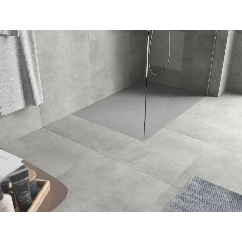 Mexen Hugo rectangular shower tray SMC 130 x 80 cm, grey - 42618013