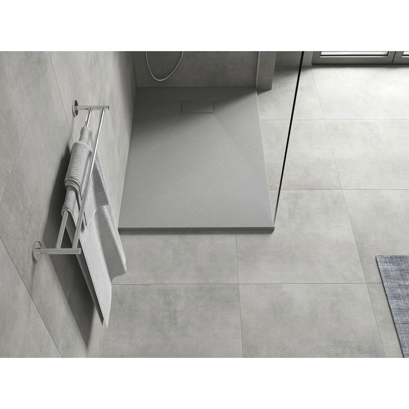 Mexen Hugo rectangular shower tray SMC 130 x 80 cm, grey - 42618013