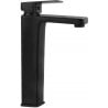 Mexen Cetus high bathroom tap, black - 744310-70