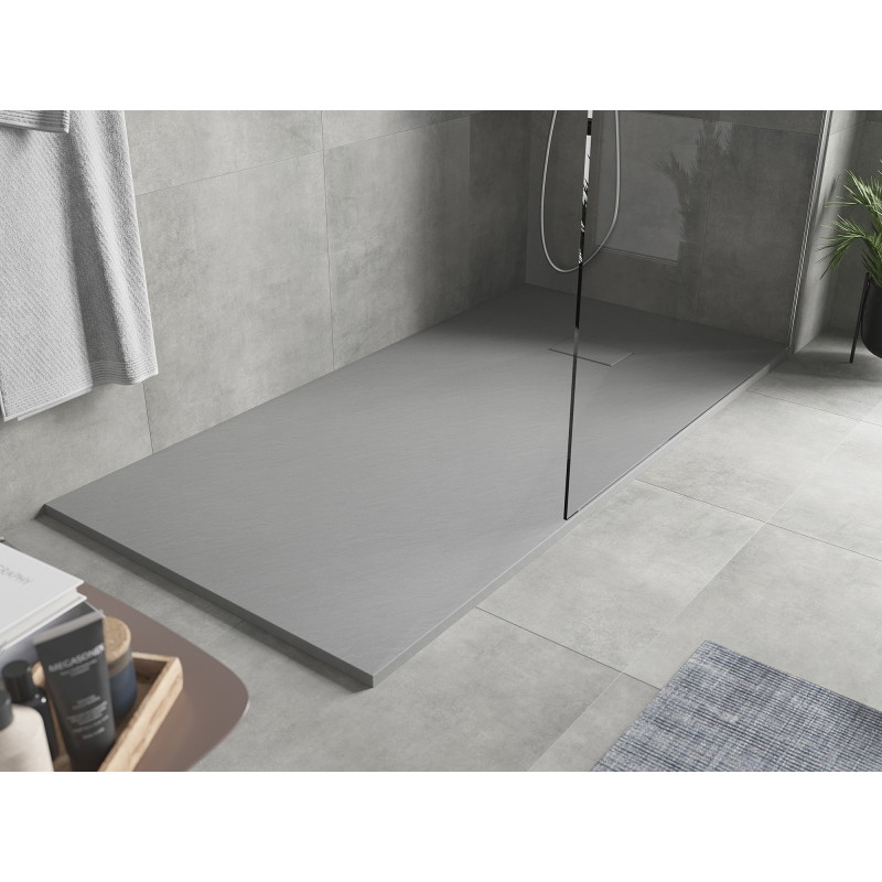Mexen Hugo rectangular SMC shower tray 180 x 80 cm, gray - 42618018