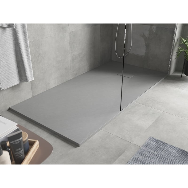 Mexen Hugo rectangular SMC shower tray 170 x 90 cm, gray - 42619017