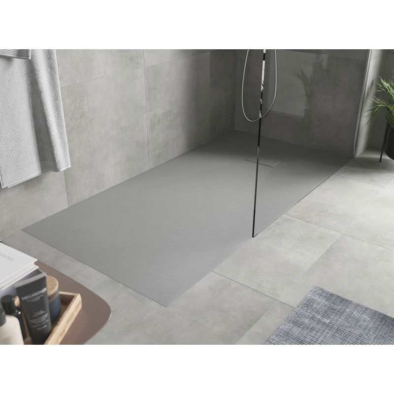 Mexen Hugo rectangular shower tray SMC 180 x 90 cm, grey - 42619018