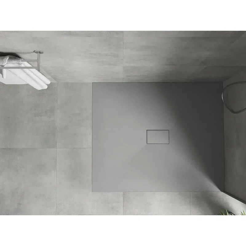 Mexen Hugo rectangular shower tray SMC 120 x 100 cm, grey - 42611012
