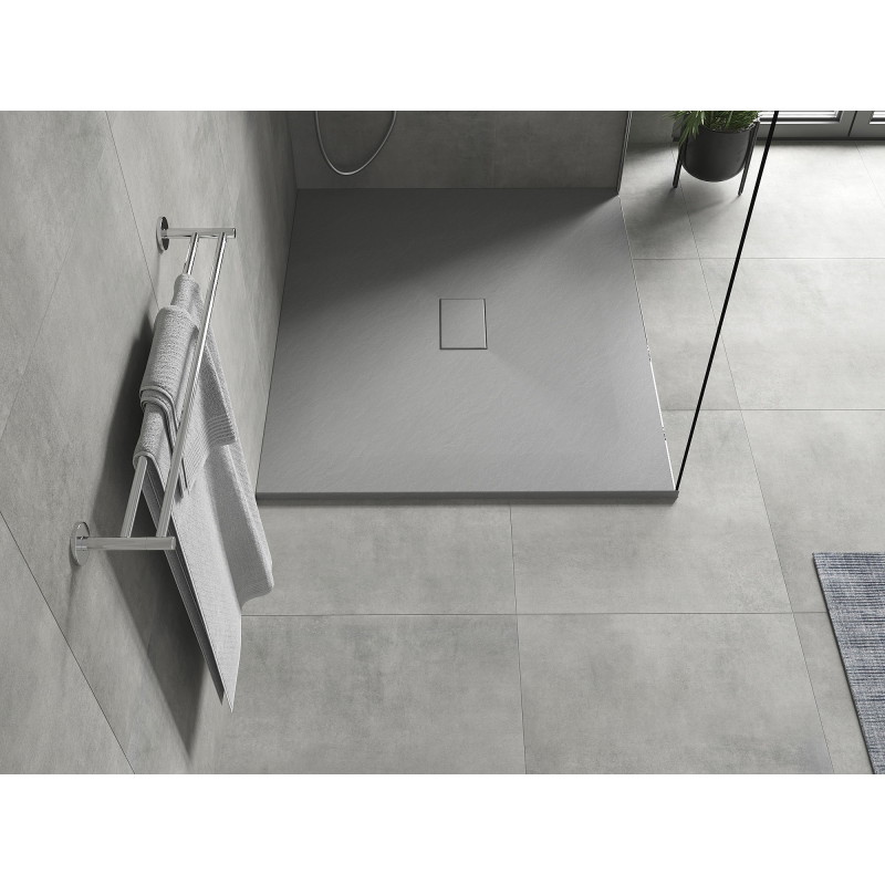 Mexen Hugo rectangular SMC shower tray 120 x 100 cm, gray - 42611012