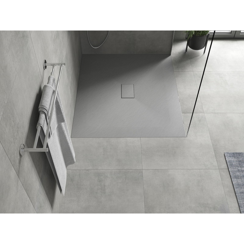 Mexen Hugo rectangular SMC shower tray 110 x 100 cm, gray - 42611011