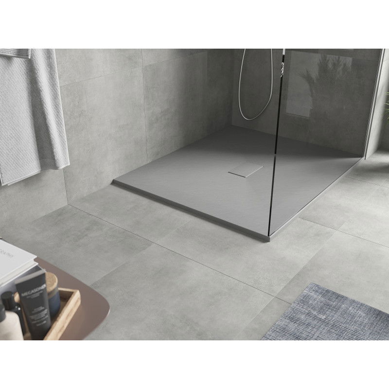 Mexen Hugo rectangular shower tray SMC 140 x 100 cm, grey - 42611014
