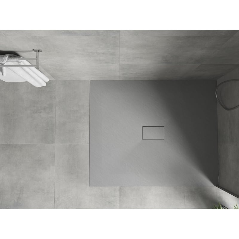 Mexen Hugo rectangular shower tray SMC 140 x 100 cm, gray - 42611014