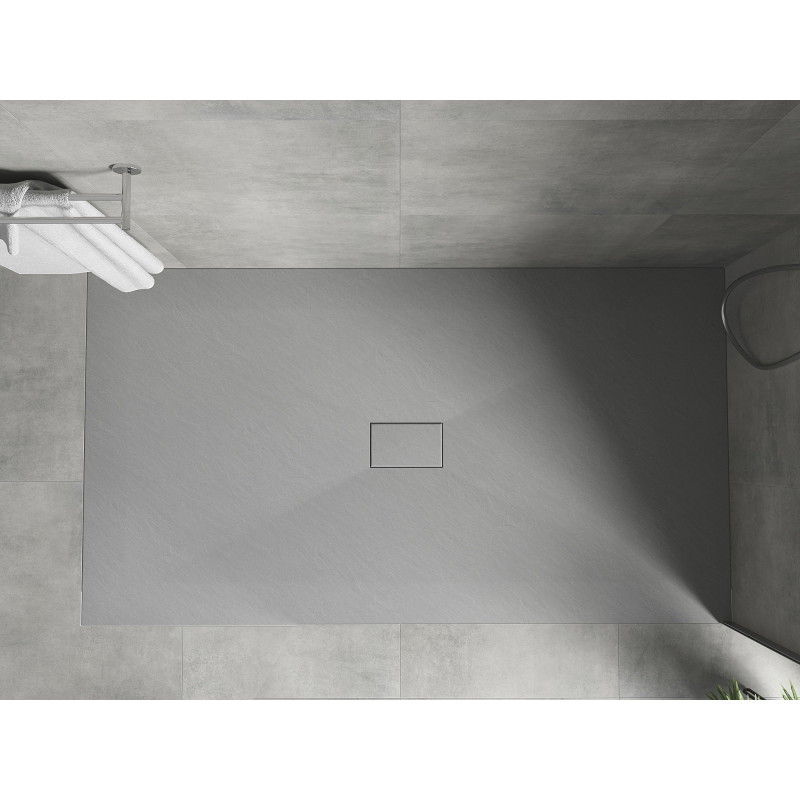 Mexen Hugo rectangular SMC shower tray 170 x 100 cm, gray - 42611017