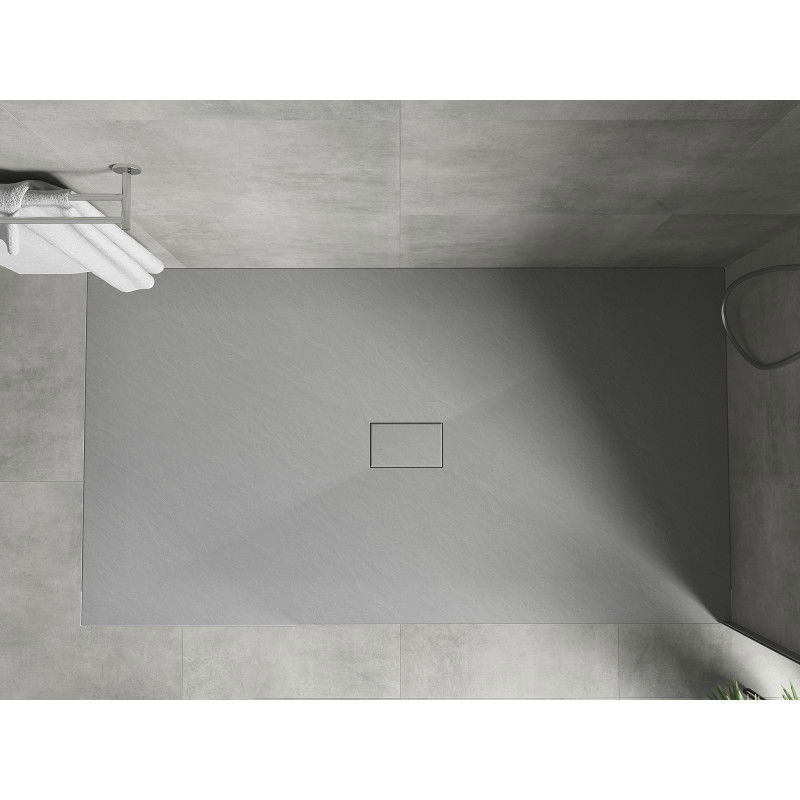 Mexen Hugo rectangular shower tray SMC 200 x 100 cm, grey - 42611020