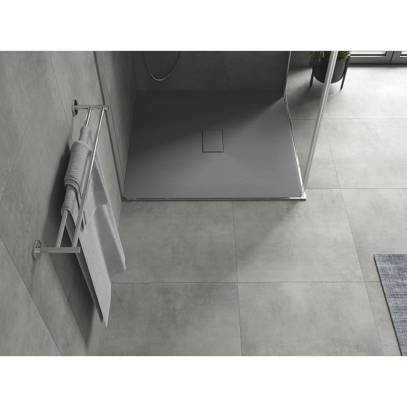 Mexen Hugo SMC Square Shower Tray 100 x 100 cm, Gray - 42611010