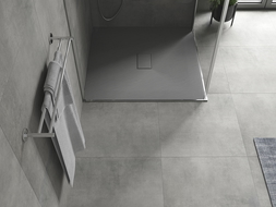 Mexen Hugo Square Shower Tray SMC 100 x 100 cm, Gray - 42611010