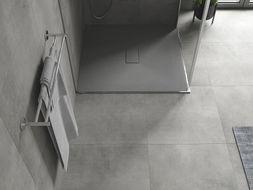Mexen Hugo square SMC shower tray 100 x 100 cm, gray - 42611010