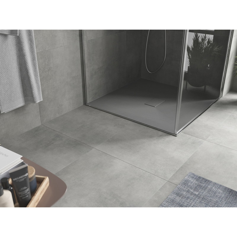 Mexen Hugo square SMC shower tray 100 x 100 cm, gray - 42611010
