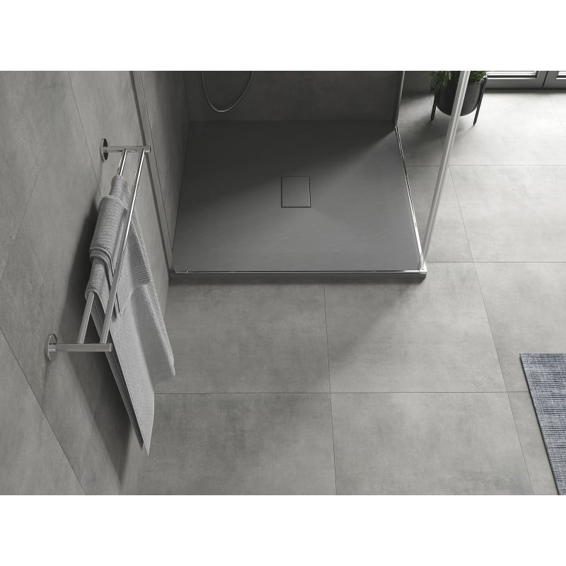 Mexen Hugo SMC Square Shower Tray 100 x 100 cm, Gray - 42611010