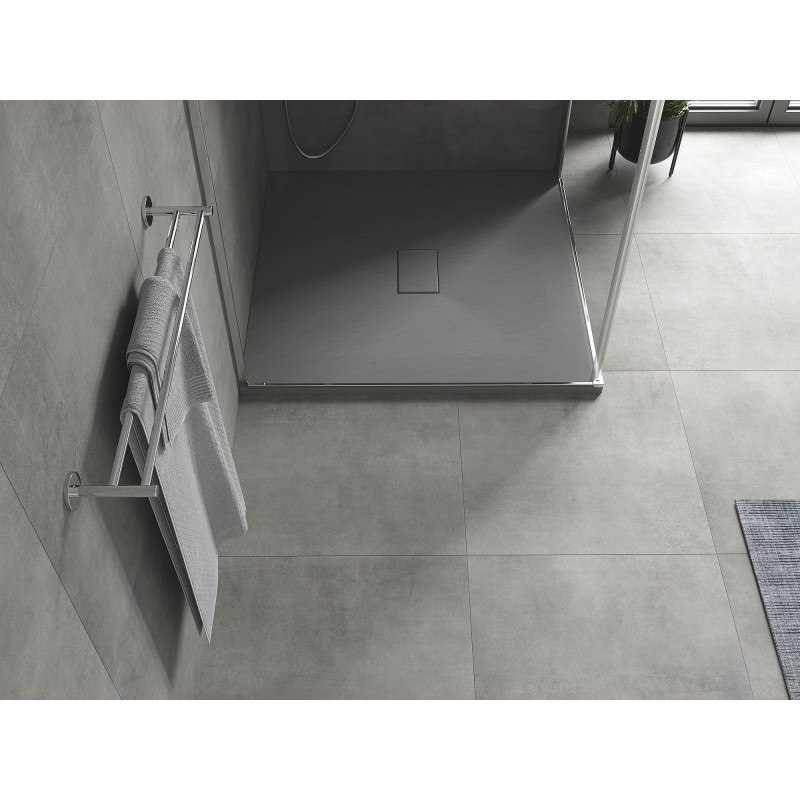 Mexen Hugo square SMC shower tray 100 x 100 cm, gray - 42611010