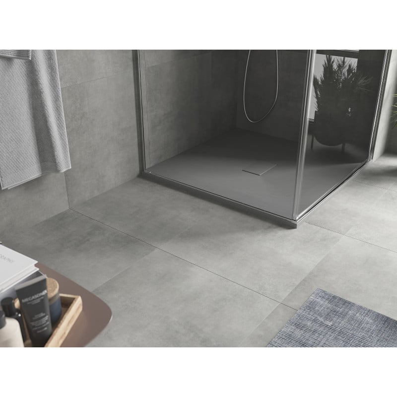 Mexen Hugo SMC Square Shower Tray 100 x 100 cm, Grey - 42611010