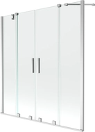 Mexen Velar Duo 2-panel sliding bath screen 140 x 150 cm, transparent, chrome - 896-140-000-02-01