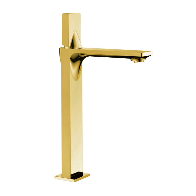 Mexen Crux high washbasin mixer tap, Gold - 744410-50
