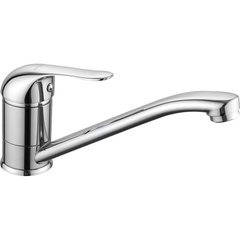 Mexen Selma long spout kitchen mixer tap, Chrome - 671100-00