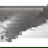 Mexen Velar Duo 2-wing bathtub screen Sliding 160 x 150 cm, transparent, gold - 896-160-000-02-50