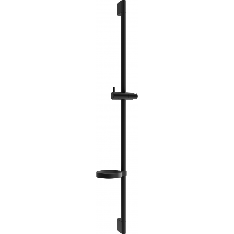 Mexen DS shower bar with a soap dish 90 cm, Black - 79383-70