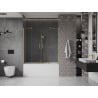 Mexen Velar Duo 2-panel sliding bath screen 150 x 150 cm, transparent, brushed gold - 896-150-000-02-55