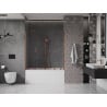 Mexen Velar Duo 2-wing bathtub screen Sliding 150 x 150 cm, transparent, Rose gold - 896-150-000-02-60