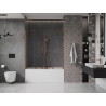 Mexen Velar Duo 2-panel sliding bathtub screen 160 x 150 cm, transparent, pink gold - 896-160-000-02-60