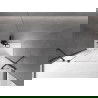 Mexen Velar Duo 2-wing bathtub screen Sliding 140 x 150 cm, transparent, black - 896-140-000-02-70