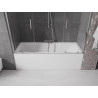 Mexen Velar Duo Two-Panel Sliding Bathtub Screen 170 x 150 cm, Transparent, Chrome - 896-170-000-02-01
