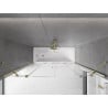 Mexen Velar Duo bath screen 2-wing sliding 170 x 150 cm, transparent, gold - 896-170-000-02-50