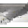 Mexen Velar Duo 2-wing bathtub screen Sliding 170 x 150 cm, transparent, brushed gold - 896-170-000-02-55