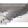 Mexen Velar Duo 2-wing bathtub screen Sliding 180 x 150 cm, transparent, Rose gold - 896-180-000-02-60
