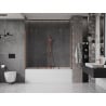 Mexen Velar Duo 2-panel Sliding Bath Screen 170 x 150 cm, Transparent, Brushed Copper - 896-170-000-02-65