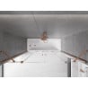 Mexen Velar Duo 2-panel Sliding Bath Screen 170 x 150 cm, Transparent, Brushed Copper - 896-170-000-02-65