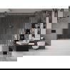 Mexen Velar Duo 2-wing bathtub screen Sliding 200 x 150 cm, transparent, brushed copper - 896-200-000-02-65