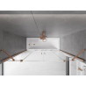 Mexen Velar Duo Bathtub Screen 2-panel Sliding 200 x 150 cm, Transparent, Brushed Copper - 896-200-000-02-65