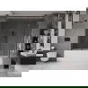 Mexen Velar Duo 2-wing bathtub screen Sliding 170 x 150 cm, transparent, brushed gun gray - 896-170-000-02-66