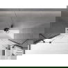 Mexen Velar Duo 2-wing bathtub screen Sliding 170 x 150 cm, transparent, brushed gun gray - 896-170-000-02-66